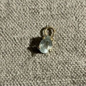 14k Aquamarine Charm
